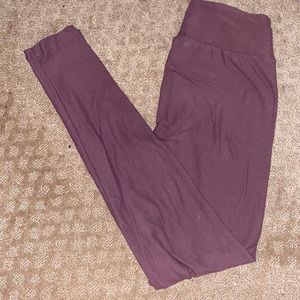soft purple leggings